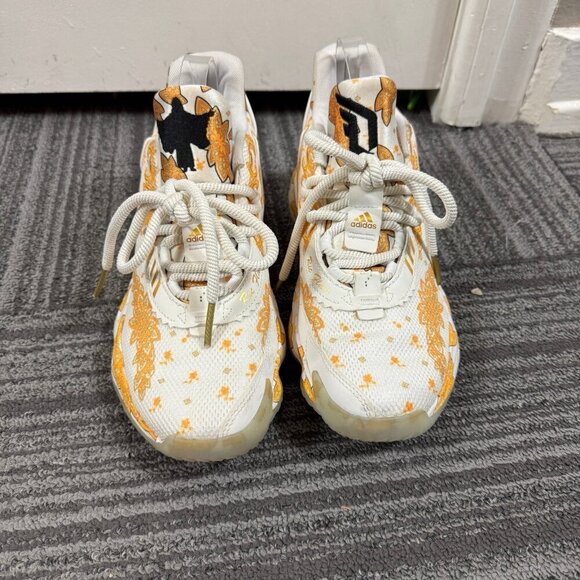 adidas Men's Ric Flair x Dame 7 Gca 'White and gold. - Picture 2 of 10